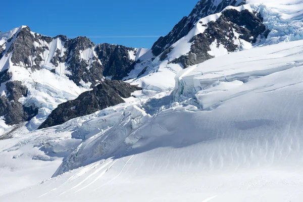 多雪的山 — 图库照片