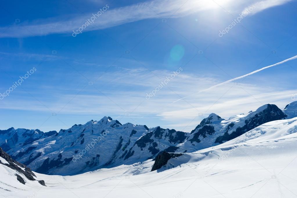 Snowy mountains