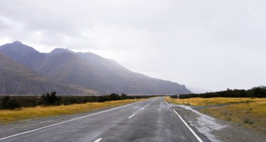 Yeni Zelanda Alpler ve yol