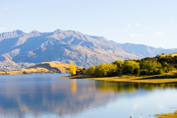 Alpes e lago da Nova Zelândia — Fotografia de Stock