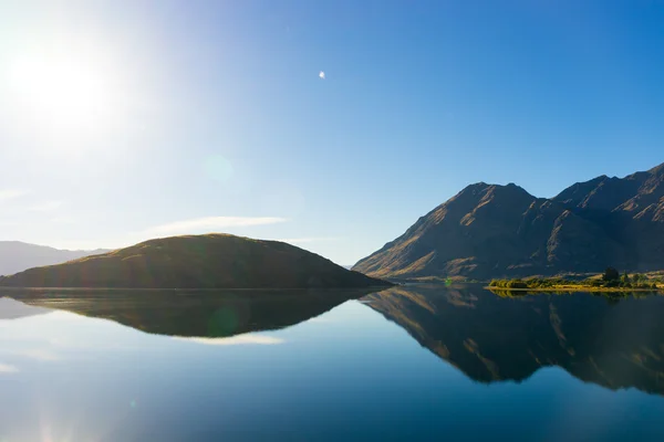 Nouvelle-Zélande Alpes et lac — Photo