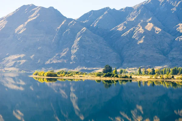 Nouvelle-Zélande Alpes et lac — Photo