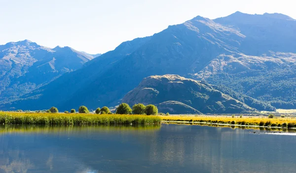 Neuseeland Alpen und See — Stockfoto