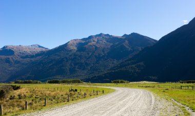 Yeni Zelanda Alpler ve yol