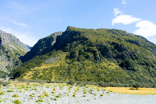 Alpes e estradas da Nova Zelândia — Fotografia de Stock