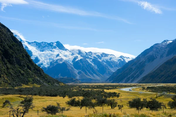 Alpes et glaciers néo-zélandais — Photo