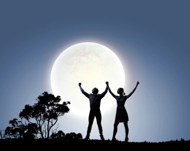 genç bir çift bir tarihte