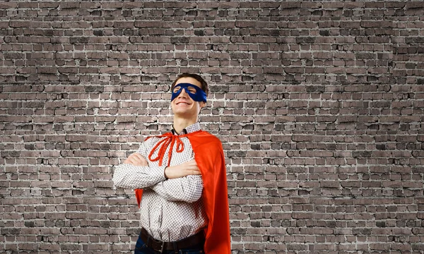 Confident superhero — Stock Photo, Image