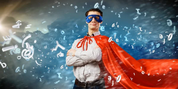 Confident superhero — Stock Photo, Image