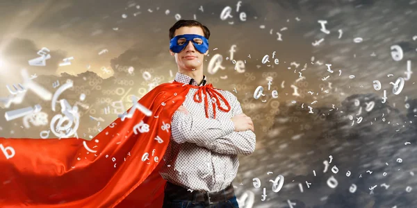 Confident superhero — Stock Photo, Image