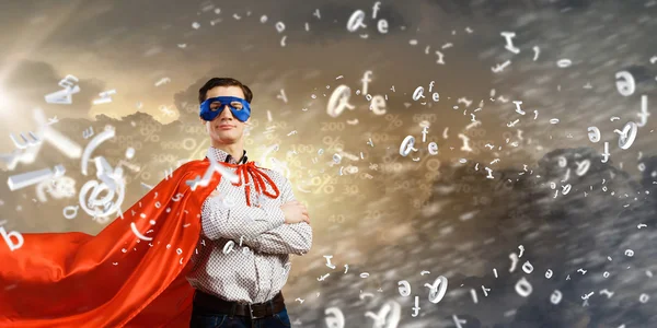 Confident superhero — Stock Photo, Image