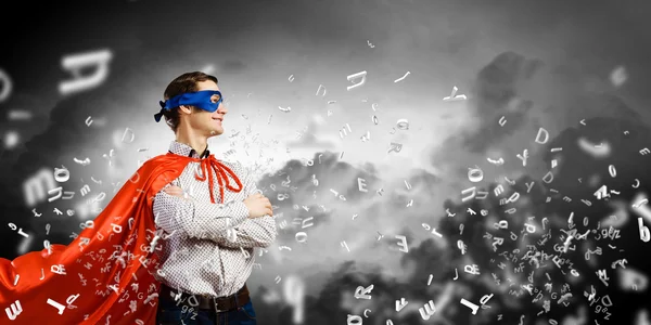 Confident superhero — Stock Photo, Image