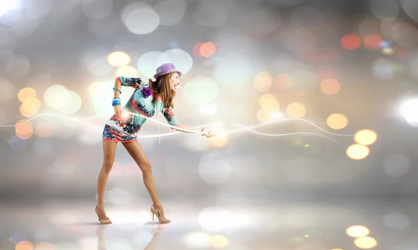 Dancing woman — Stock Photo, Image