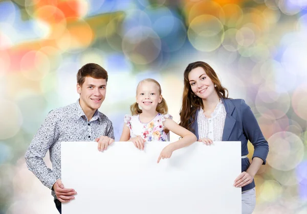 Familia joven — Foto de Stock