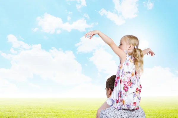 Padre e figlia — Foto Stock