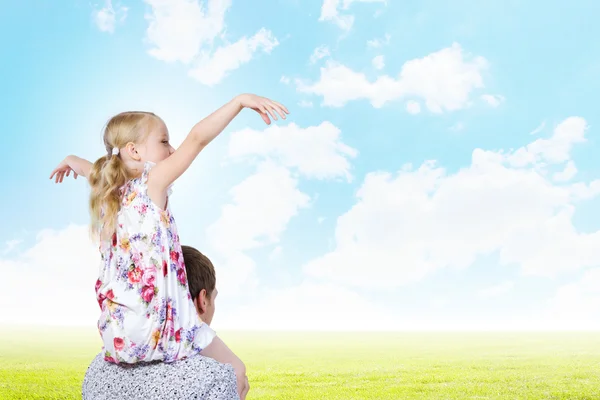 Padre e figlia — Foto Stock