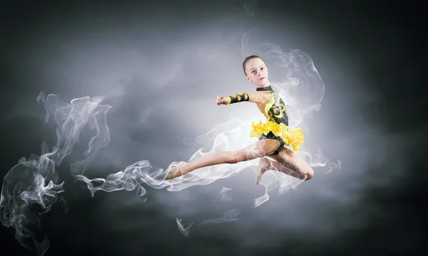 Gymnast girl — Stock Photo, Image