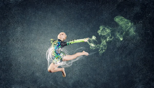 Gymnast girl — Stock Photo, Image