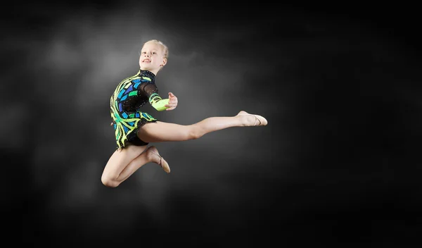 Gymnast girl — Stock Photo, Image