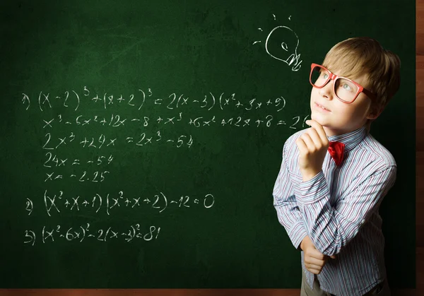 Smart schoolboy — Stock Photo, Image