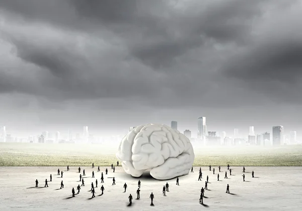 Brainstormen in de zakelijke wereld — Stockfoto