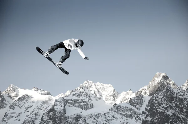 Desporto de snowboard — Fotografia de Stock