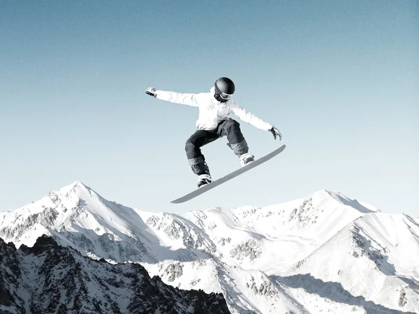 Snowboarden sport — Stockfoto