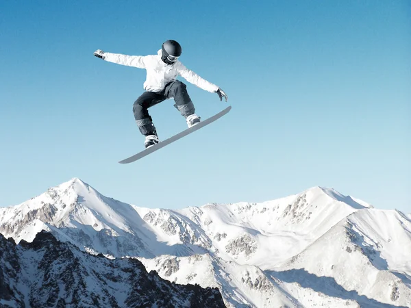 Deportes de snowboard — Foto de Stock