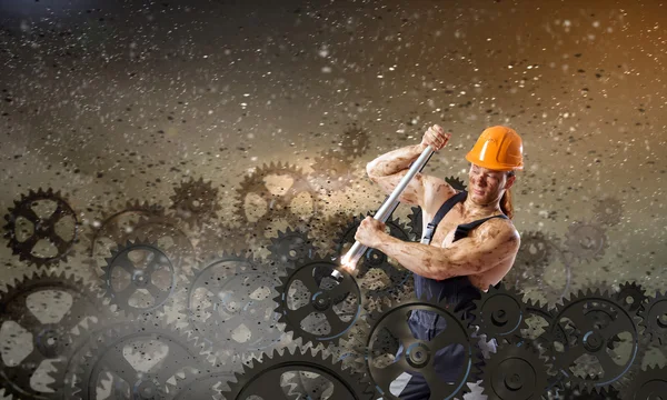 Man mechanic — Stock Photo, Image