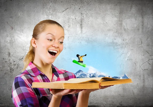 Snowboarden concept — Stockfoto