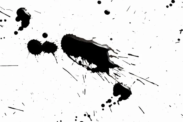 抽象的な黒い水しぶき — ストック写真