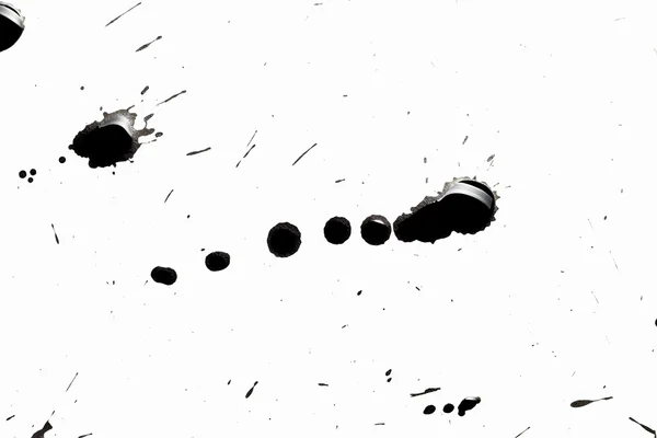 抽象的黑色飞溅 — 图库照片