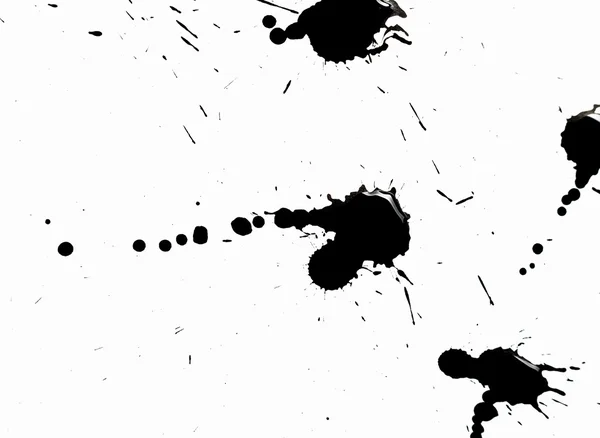 Abstract black splashes — Stock Photo, Image