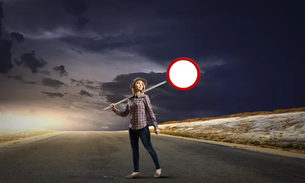 Detener la contaminación ! — Foto de Stock