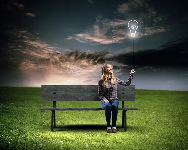 Idea brillante — Foto Stock