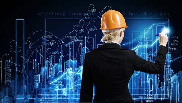 Woman engineer — Stock Photo, Image