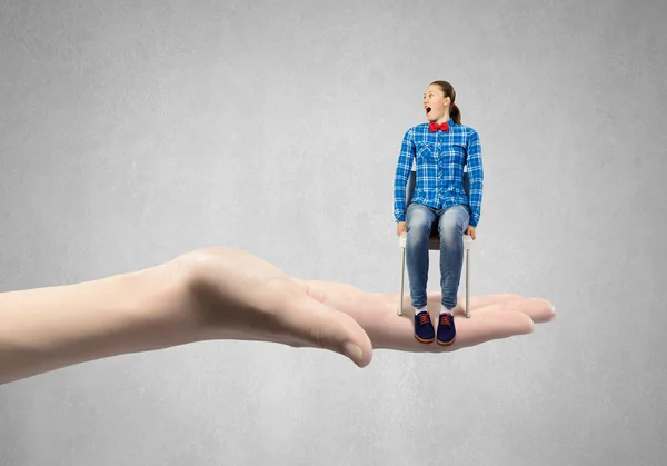 Miniatura de adolescente chica — Foto de Stock