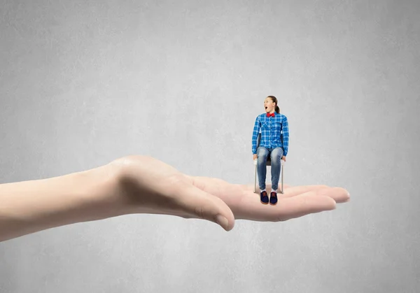 Miniatura de adolescente chica —  Fotos de Stock