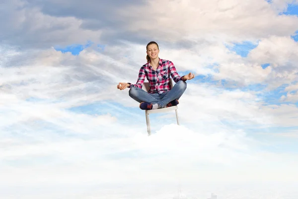 Conceito de meditação — Fotografia de Stock