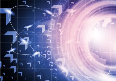 yüksek teknoloji arka planı