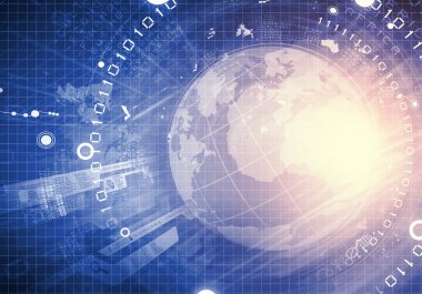 yüksek teknoloji arka planı