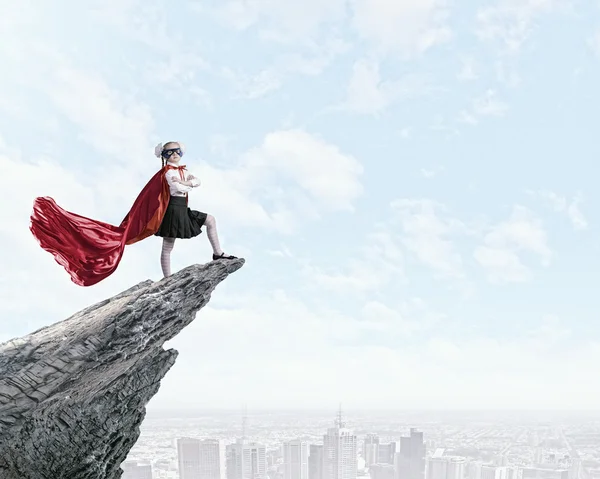 Brave superkid — Stock Photo, Image