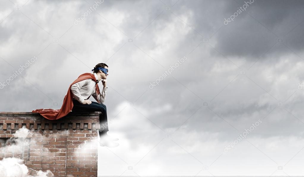 Thoughtful superman
