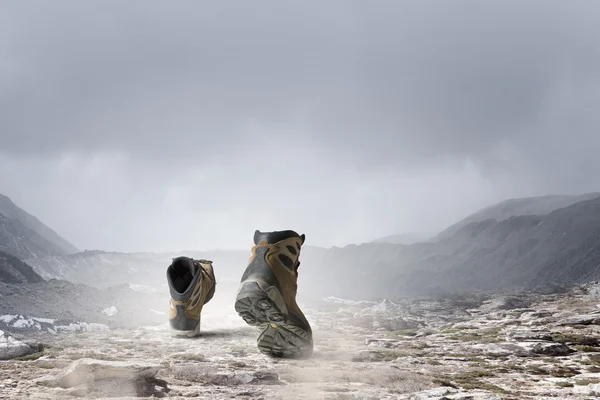 Botas de passeio — Fotografia de Stock