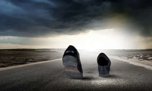 Обувь для прогулок — стоковое фото