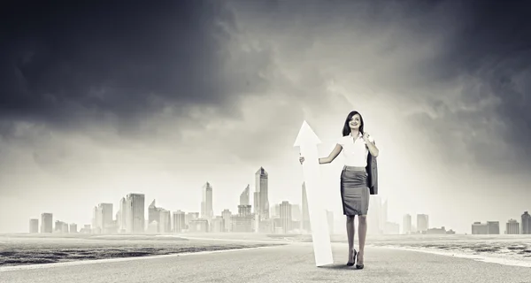 Mujer de negocios exitosa — Foto de Stock