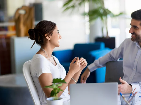 We maken een geweldig team samen — Stockfoto