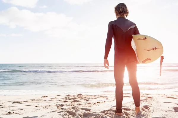 Pronti a incontrare le onde — Foto Stock