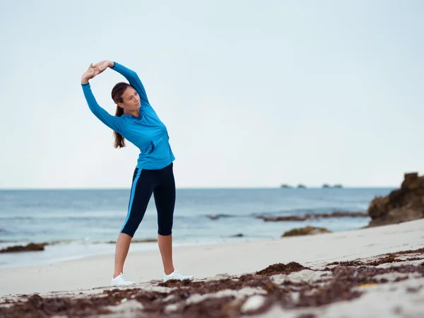 Stretching είναι σημαντικό — Φωτογραφία Αρχείου