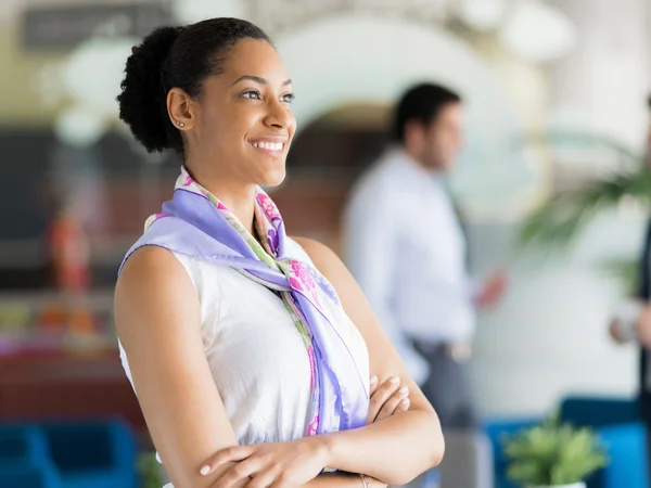 Confident about her future — Stock Photo, Image